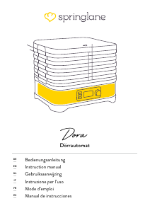Manual de uso Springlane Dora Deshidratador