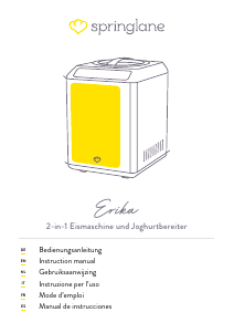 Bedienungsanleitung Springlane Erika Eismaschine