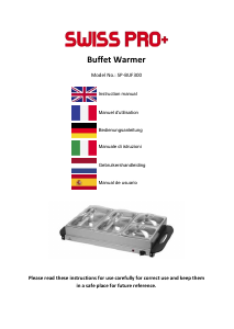 Mode d’emploi Swiss Pro+ SP-BUF300 Buffet chauffant