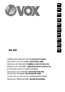 Εγχειρίδιο Vox KG310 Σχάρα επαφής