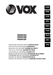 Εγχειρίδιο Vox TRD60F15BL Απορροφητήρας