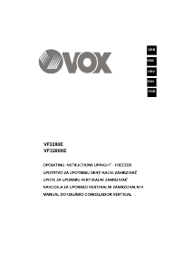 Bruksanvisning Vox VF3280E Frys
