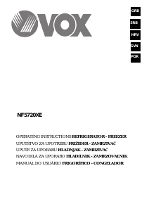 Priručnik Vox NF5720XE Frižider – zamrzivač