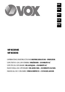 Manual Vox NF4030WE Fridge-Freezer