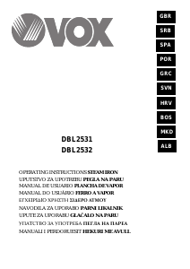 Manual Vox DBL2531 Ferro