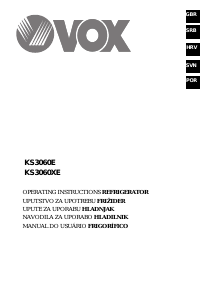 Manual Vox KS3060XE Frigorífico