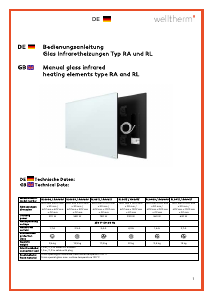 Bedienungsanleitung Welltherm RA0612 Heizgerät