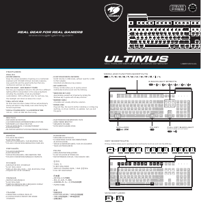 Manual Cougar Ultimus Keyboard