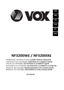 Priročnik Vox NF3200IXE Hladilnik in zamrzovalnik