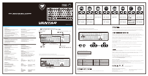 Manual Cougar Vantar Keyboard