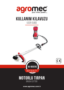 Kullanım kılavuzu Agromec AG-BG620S Çim düzeltme makinesi