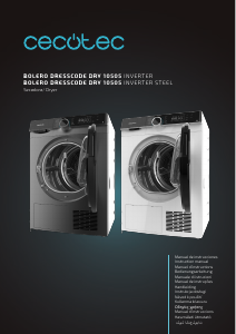 Kullanım kılavuzu Cecotec Bolero DressCode Dry 10505 Inverter Steel Kurutma makinesi