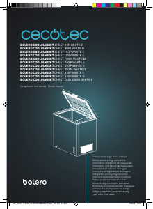 Manual Cecotec Bolero CoolMarket Chest 418P White D Congelador