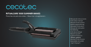 Manuale Cecotec RitualCare 1000 Summer Waves Piastra per capelli