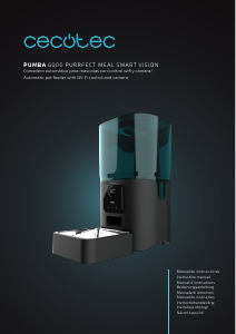 Bedienungsanleitung Cecotec Pumba 6000 Purrfect Meal Smart Vision Futterautomat