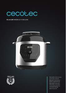 Manual de uso Cecotec Olla GM H Deluxe Olla a presión