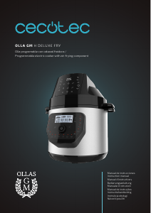 Manual de uso Cecotec Olla GM H Deluxe Fry Olla a presión