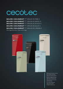 Instrukcja Cecotec Bolero CoolMarket TT Origin 95 Green E Lodówka