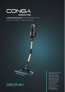 Manual Cecotec Conga Rockstar RX50 Pet Flex Genesis Aspirador