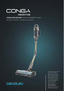 Manual Cecotec Conga Rockstar RX90 AI AquaPet Flex Aspirador