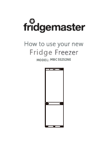 Bruksanvisning Fridgemaster MBC55252NE Kyl-frys