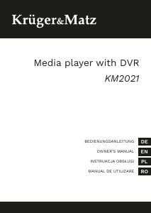 Manual Krüger and Matz KM2021 Mediaplayer