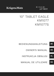 Manual Krüger and Matz KM1077S Tabletă