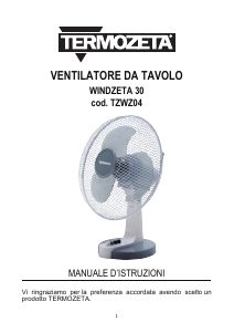 Manuale Termozeta TZWZ04 WindZeta 30 Ventilatore