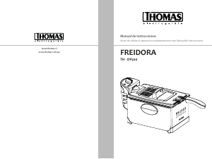 Manual de uso Thomas TH-DF500 Freidora