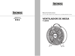 Manual de uso Thomas TH-08BNM Ventilador