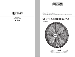 Manual de uso Thomas TH-16DM Ventilador
