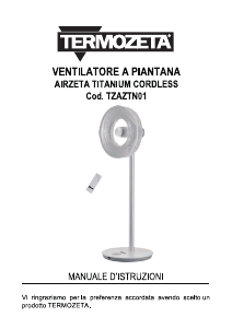 Manual Termozeta TZAZTN01 AirZeta Titanium Fan