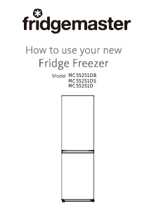 Handleiding Fridgemaster MC55251DB Koel-vries combinatie