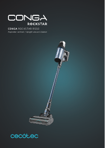 Vadovas Cecotec Conga Rockstar RS50 X-Treme Dulkių siurblys