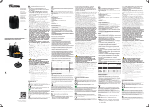 Mode d’emploi Tristar FR-9014 Friteuse