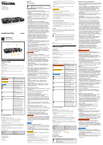 Manuale Tristar KP-6152 Piano cottura