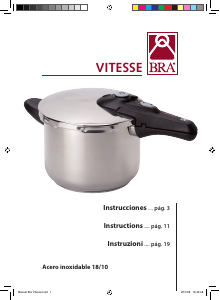 Manual BRA Vitesse Pressure Cooker