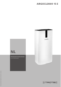 Handleiding Trotec AIRGOCLEAN 15 E Luchtreiniger