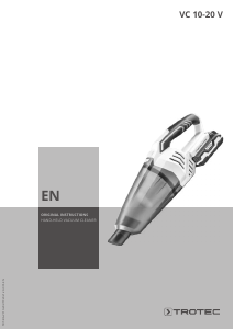 Manual Trotec VC 10-20 V Handheld Vacuum