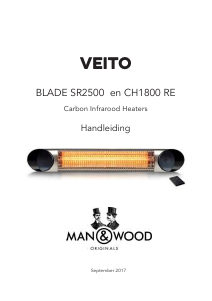 Handleiding Veito Blade SR1500 Terrasverwarmer