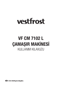 Kullanım kılavuzu Vestfrost VF CM 7102 L Çamaşır makinesi