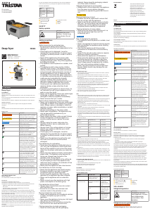 Manual de uso Tristar FR-9325 Freidora