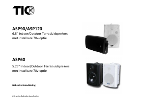 Handleiding TIC ASP60 Luidspreker
