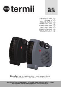 Instrukcja Eldom HL8C Termii Ogrzewacz