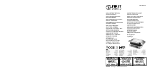 Manual First Austria FA-5344-3 Grătar electric