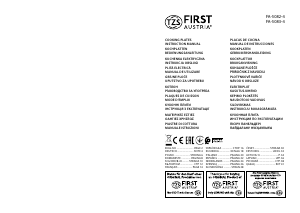 Manual First Austria FA-5082-4 Plită
