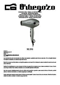 Manual de uso Orbegozo SE 2110 Secador de pelo