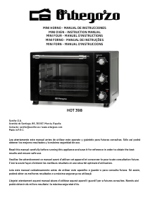 Bruksanvisning Orbegozo HOT 398 Ugn