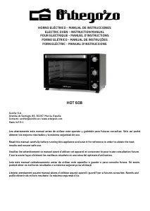 Bruksanvisning Orbegozo HOT 608 Ugn
