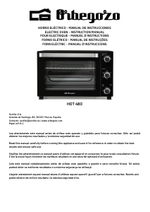 Mode d’emploi Orbegozo HOT 480 Four